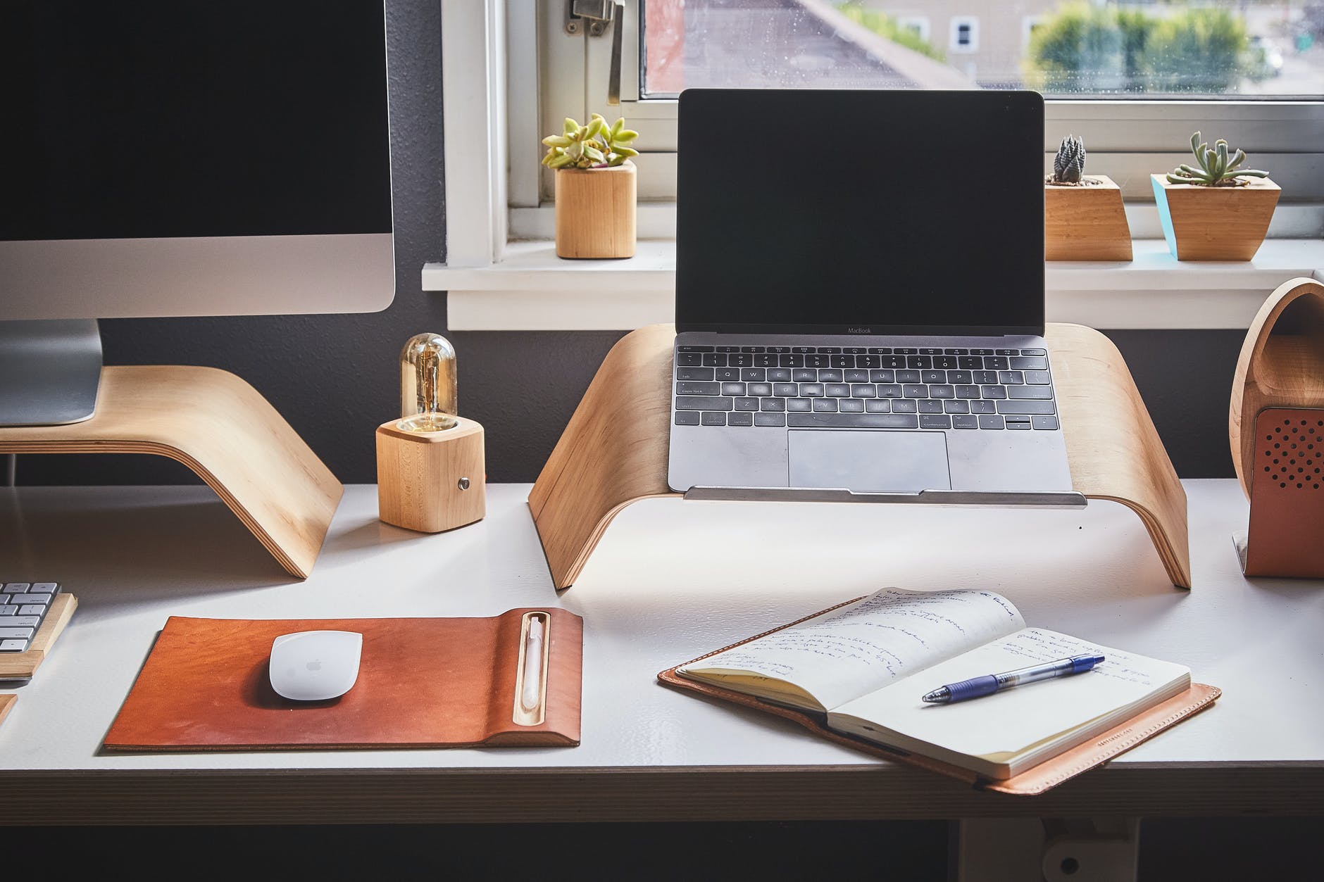 This desk is essential for small spaces.